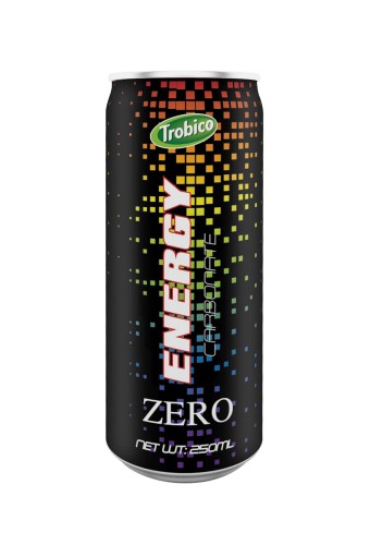 250ml aluminum can zero energy drink